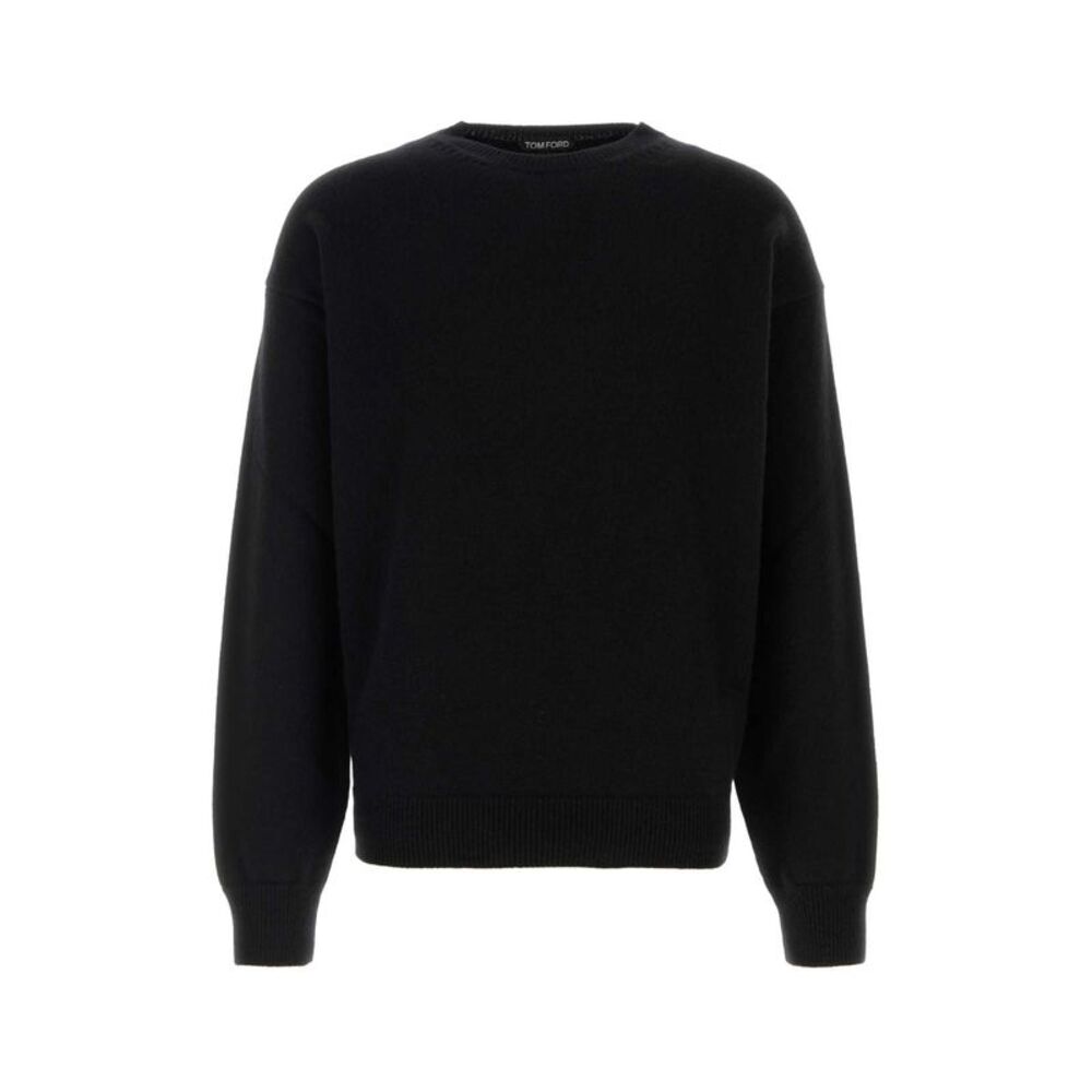 Tom Ford Men Black Cashmere Blend Sweater